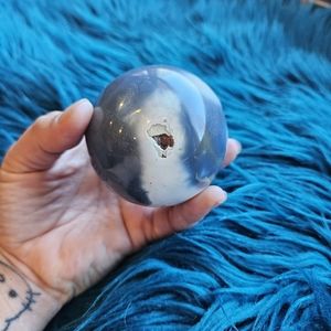 Orca agate sphere